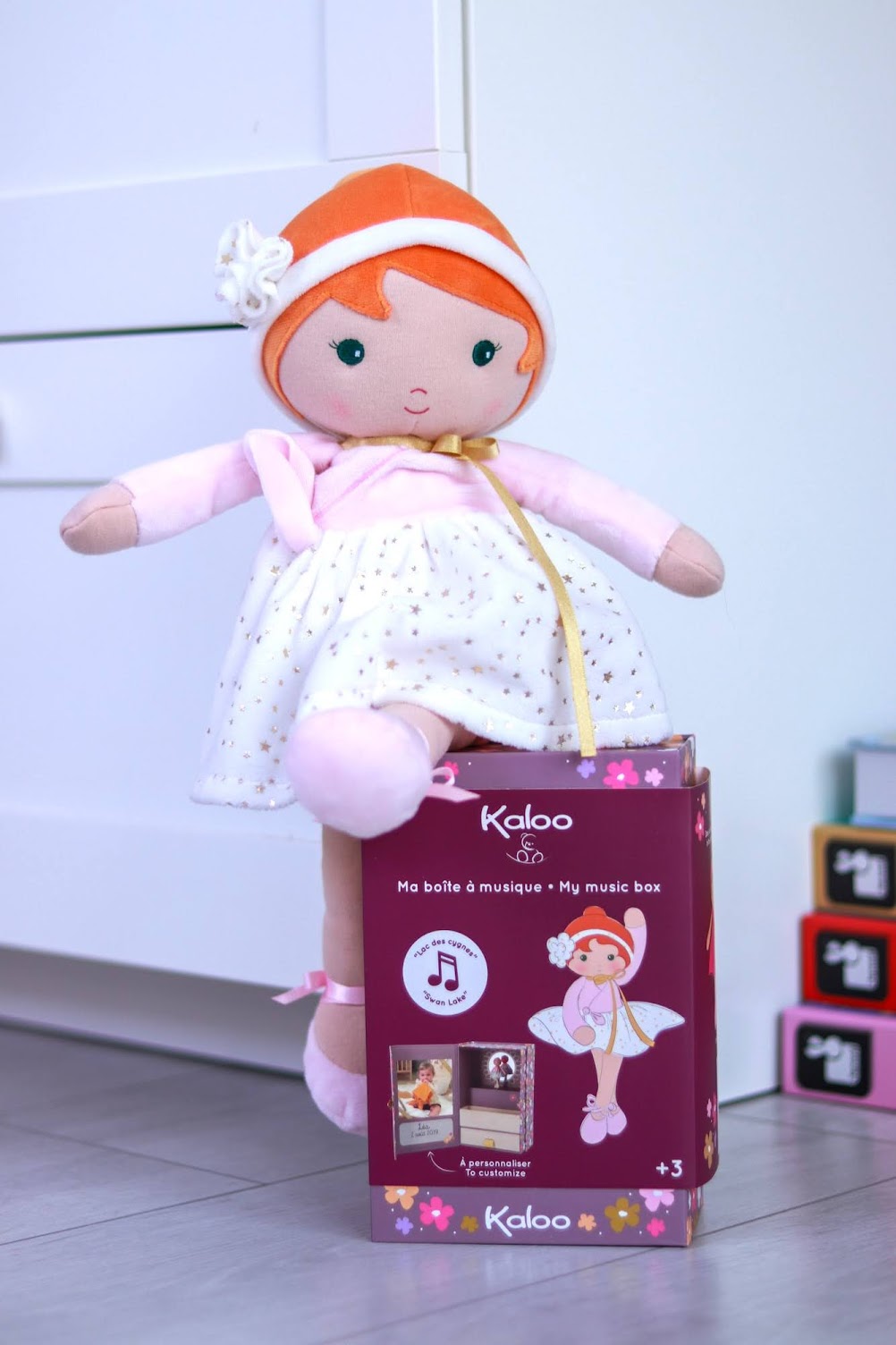 Kaloo Látková panenka Valentine Tendresse 25 cm