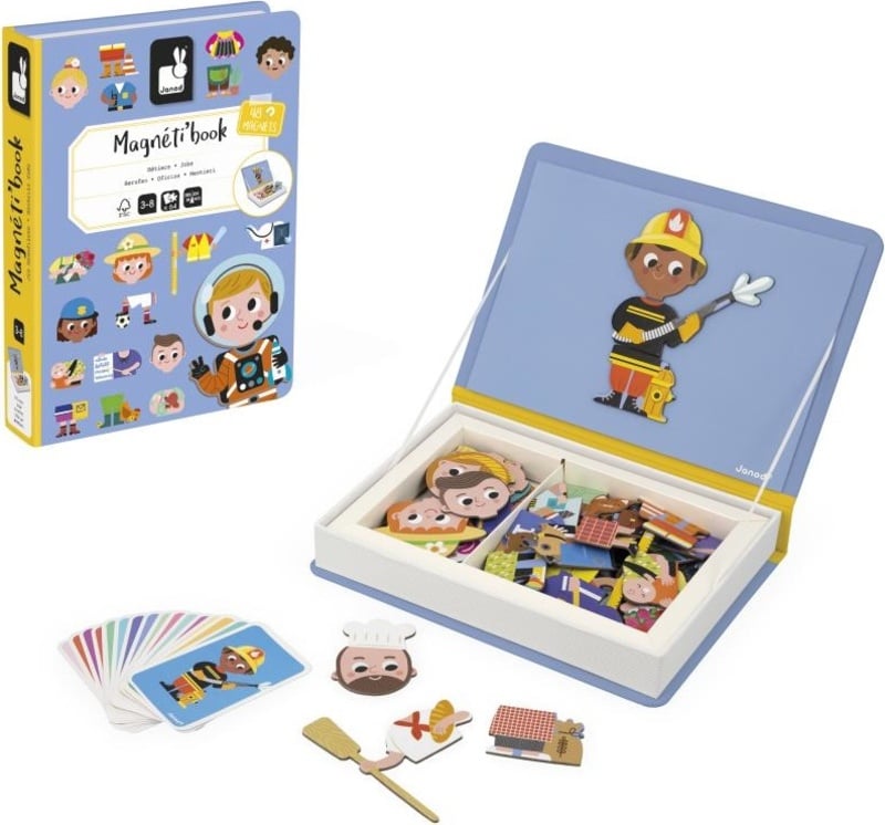 Janod Magnetická kniha-Povolání