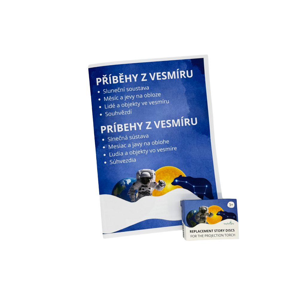 ToySimply Diskety s vesmírnými příběhy do promítací baterky III