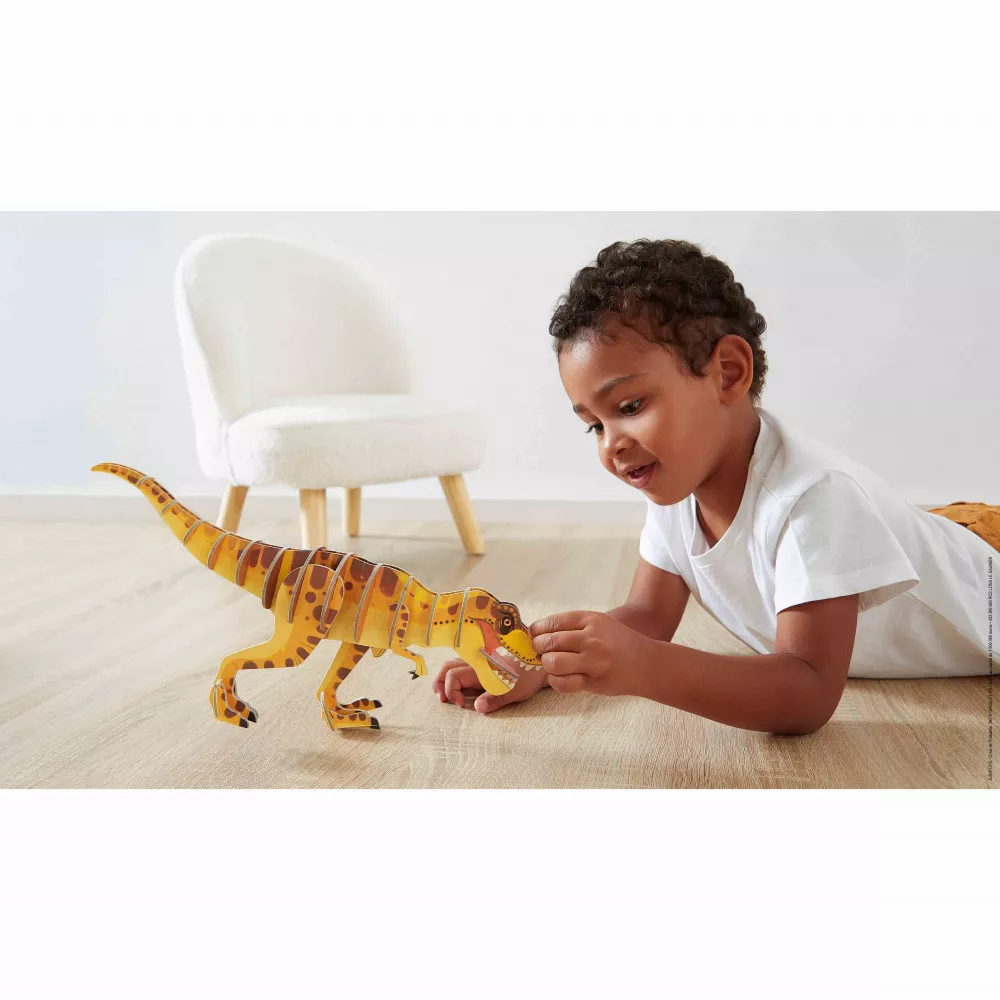 Janod Dřevěné 3D puzzle T-Rex