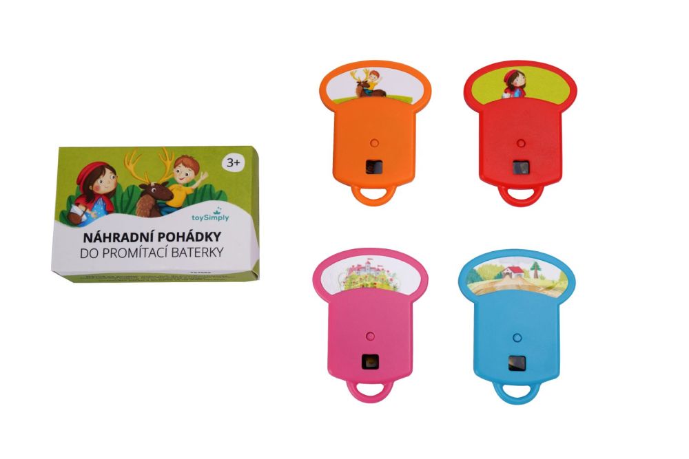 ToySimply Diskety s pohádkami do promítací baterky