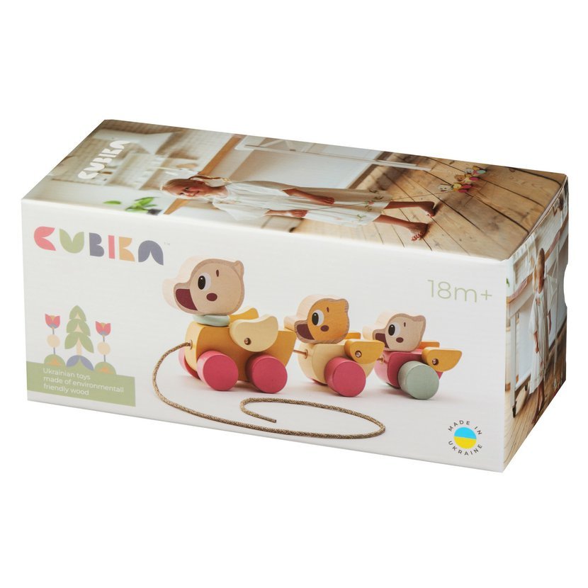 CUBIKA Pastel 15979 Tahací kačenky dřevěné