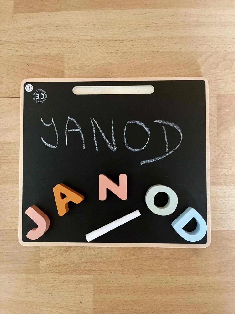 Janod Sweet Cocoon vkládací puzzle Abeceda 26 ks