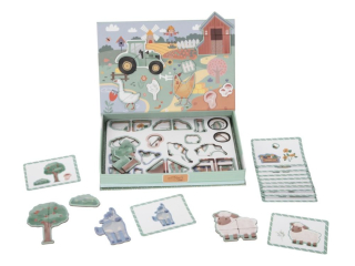eliNeli Magnetická hra (puzzle) 2v1 - Farma